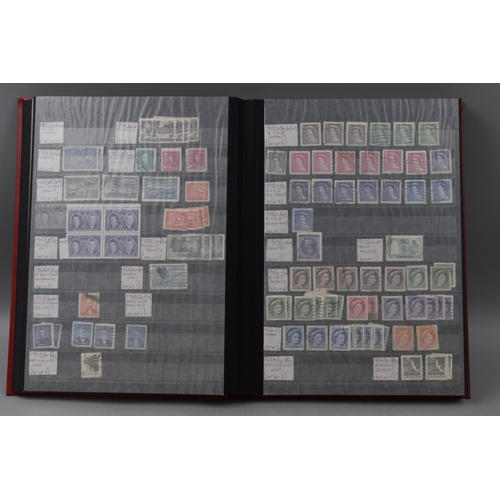 489 - Stock Album Containing a Selection of Canadian Postage Stamps dating From 1897