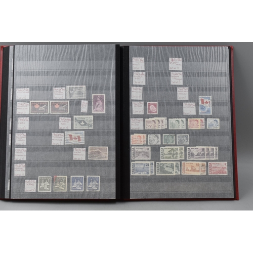 489 - Stock Album Containing a Selection of Canadian Postage Stamps dating From 1897