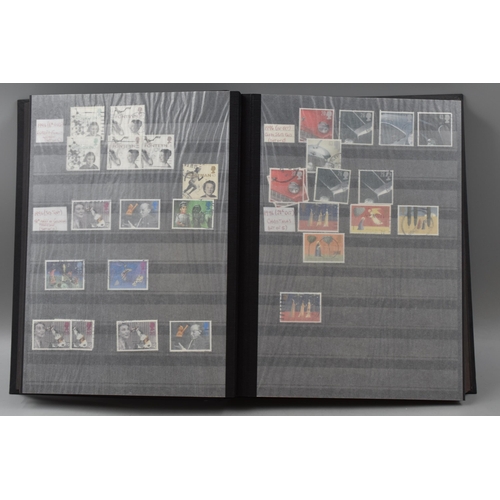 490 - Three Prinz Stock Books Containing a Large Selection of GB Commemorative Stamps dating From 1971 to ... 