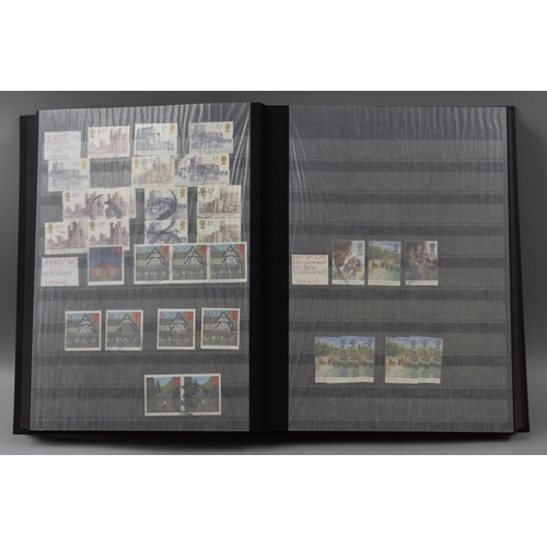 490 - Three Prinz Stock Books Containing a Large Selection of GB Commemorative Stamps dating From 1971 to ... 