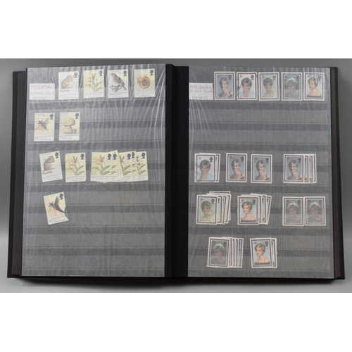 490 - Three Prinz Stock Books Containing a Large Selection of GB Commemorative Stamps dating From 1971 to ... 