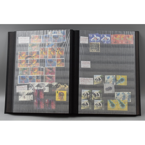 490 - Three Prinz Stock Books Containing a Large Selection of GB Commemorative Stamps dating From 1971 to ... 