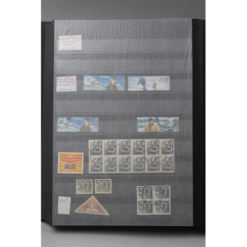 490 - Three Prinz Stock Books Containing a Large Selection of GB Commemorative Stamps dating From 1971 to ... 