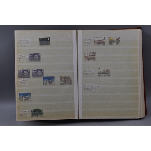 490 - Three Prinz Stock Books Containing a Large Selection of GB Commemorative Stamps dating From 1971 to ... 