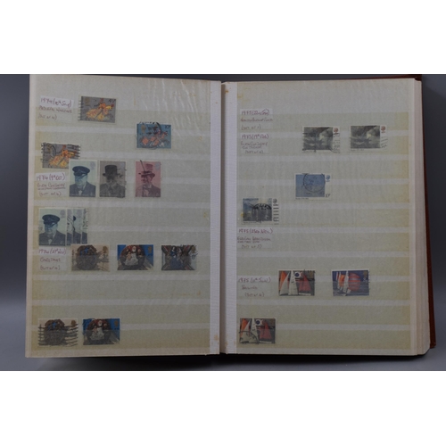 490 - Three Prinz Stock Books Containing a Large Selection of GB Commemorative Stamps dating From 1971 to ... 