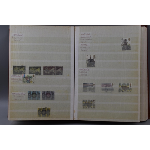 490 - Three Prinz Stock Books Containing a Large Selection of GB Commemorative Stamps dating From 1971 to ... 