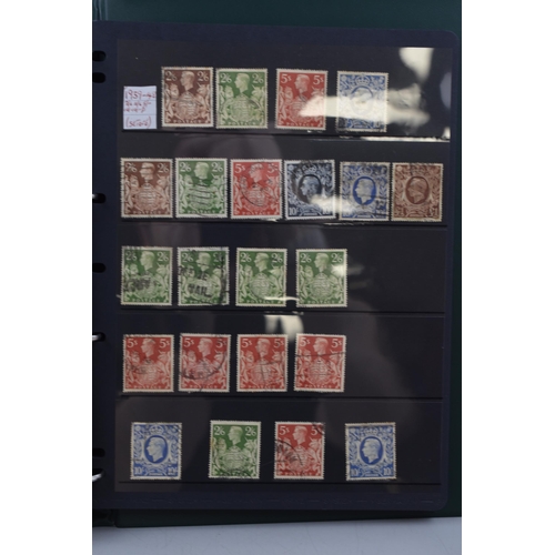 491 - Stock Album Containing a Selection of GB Definitive Stamps dating From 1840 to 1951