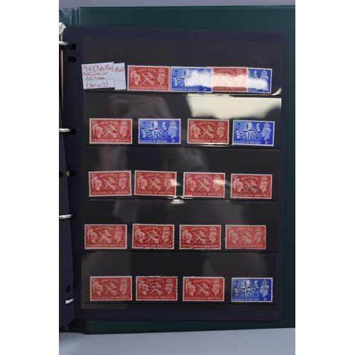 491 - Stock Album Containing a Selection of GB Definitive Stamps dating From 1840 to 1951