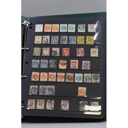 491 - Stock Album Containing a Selection of GB Definitive Stamps dating From 1840 to 1951