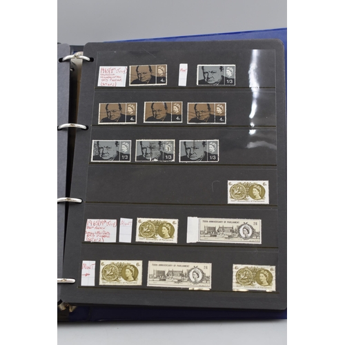 492 - Stock Album containing definitive Elizabeth II Stamps dating 1952 to 1970