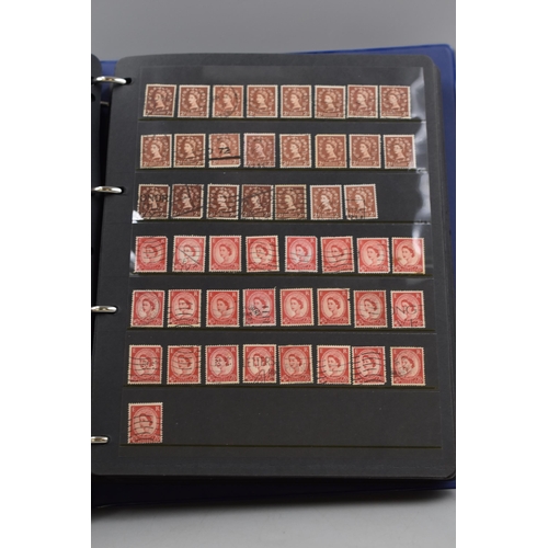 492 - Stock Album containing definitive Elizabeth II Stamps dating 1952 to 1970