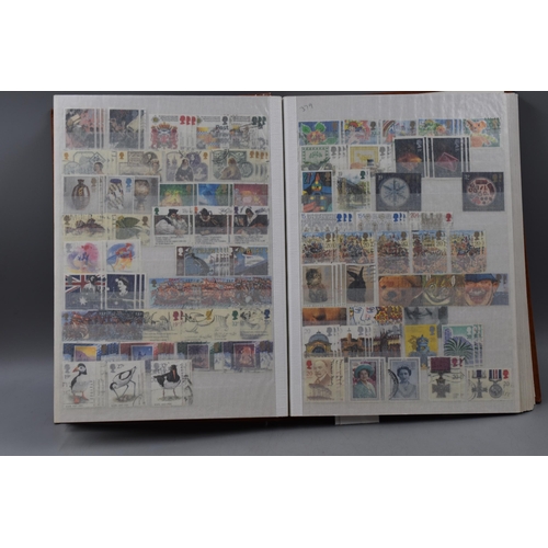 494 - Stock Book Containing a Large Selection of Commemorative GB Stamps