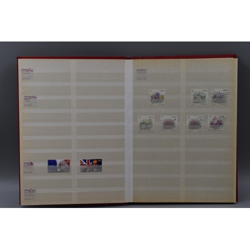 495 - Two Stock albums containing Maltese Stamps dating from 1972 to 1996 including Mint