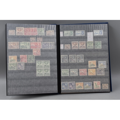 499 - Wessex Knight Album Containing a large Selection of 1860s to 1972 Maltese Postal stamps