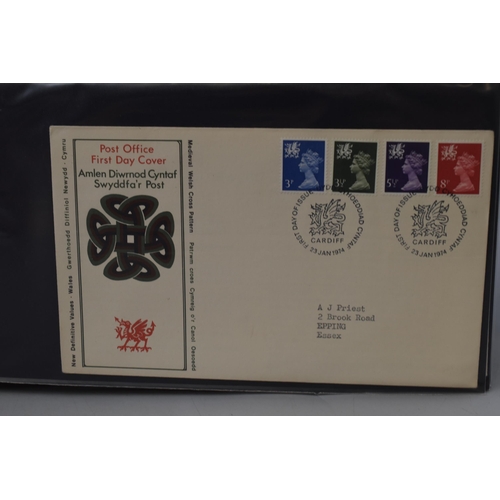 500 - Large Selection of British First Day covers dating from the 1960s, 70s & 80s Complete with Album