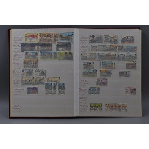 501 - Stock Album Containing a selection of Isle of man definitives, commemoratives and special stamps dat... 