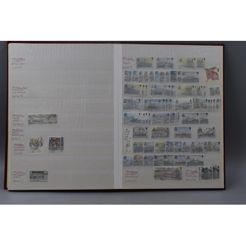 501 - Stock Album Containing a selection of Isle of man definitives, commemoratives and special stamps dat... 