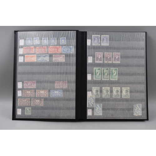 503 - Prinz Stock Album containing a large selection of Irish definitives, commemoratives and special stam... 