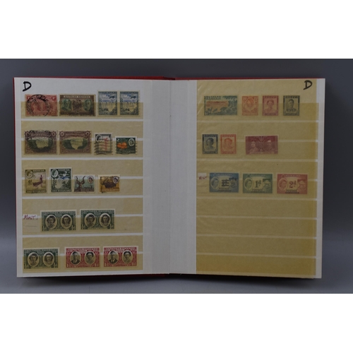 507 - Stock Album containing selection of Commonwealth Stamps, including Sierra Leone, St Lucia, Aden and ... 