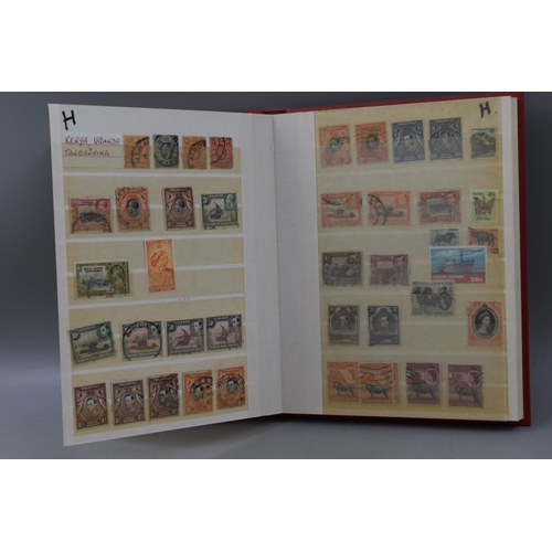 507 - Stock Album containing selection of Commonwealth Stamps, including Sierra Leone, St Lucia, Aden and ... 