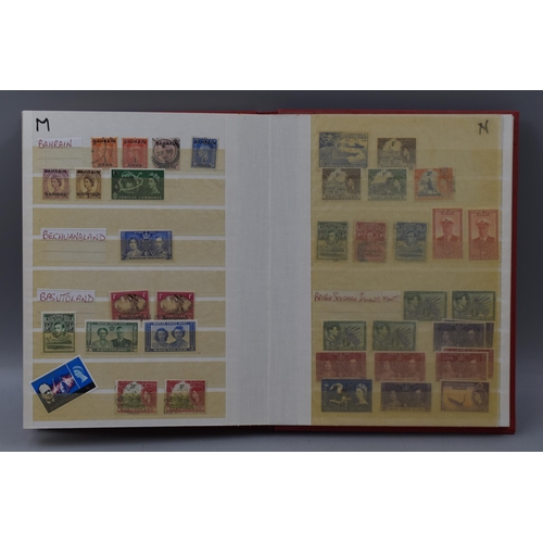 507 - Stock Album containing selection of Commonwealth Stamps, including Sierra Leone, St Lucia, Aden and ... 