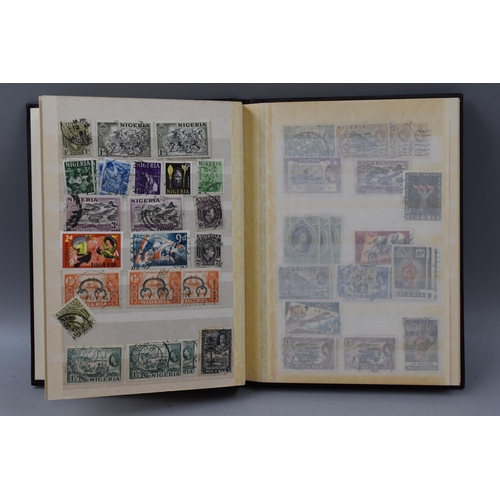 509 - Three Stock Albums Containing Stamps From South Africa, Monaco, and Cyprus