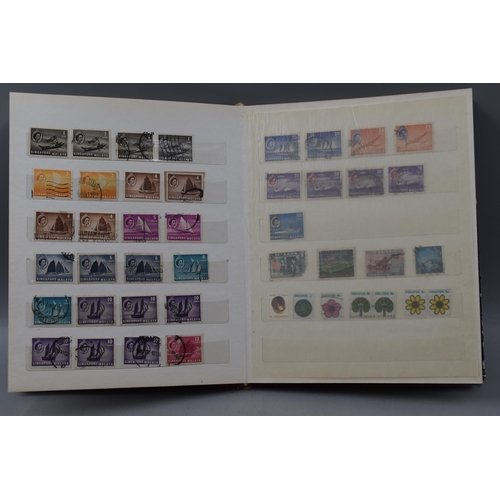 510 - Two Stock Albums Containing a Selection of Commonwealth Stamps  including Malaya, North Borneo, Gibr... 