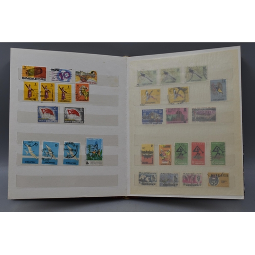 510 - Two Stock Albums Containing a Selection of Commonwealth Stamps  including Malaya, North Borneo, Gibr... 