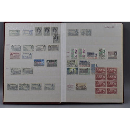 510 - Two Stock Albums Containing a Selection of Commonwealth Stamps  including Malaya, North Borneo, Gibr... 