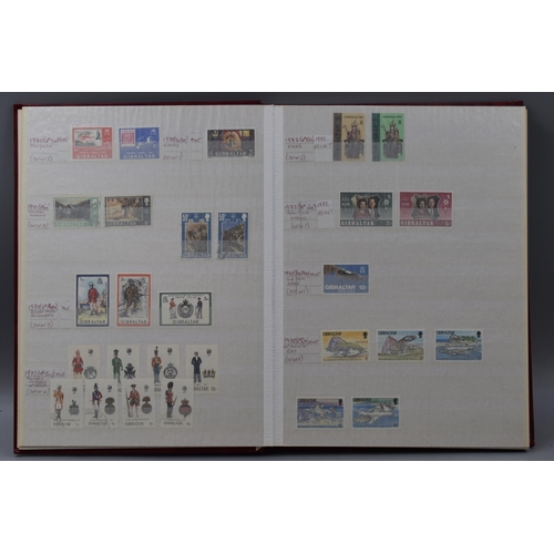 510 - Two Stock Albums Containing a Selection of Commonwealth Stamps  including Malaya, North Borneo, Gibr... 