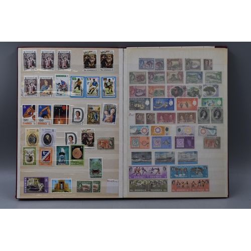 511 - Three Stock Albums Containing a Large Selection of Commonwealth Stamps including Gold Coast, Grenada... 