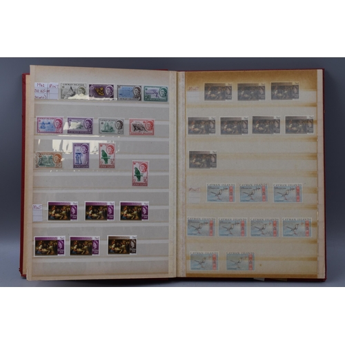 511 - Three Stock Albums Containing a Large Selection of Commonwealth Stamps including Gold Coast, Grenada... 