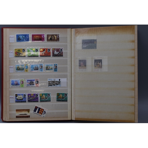 511 - Three Stock Albums Containing a Large Selection of Commonwealth Stamps including Gold Coast, Grenada... 