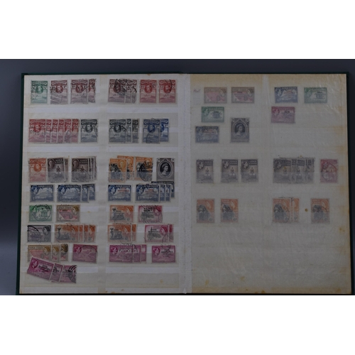 511 - Three Stock Albums Containing a Large Selection of Commonwealth Stamps including Gold Coast, Grenada... 