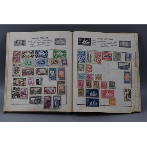 512 - Three Worldwide Stamp Albums Containing Stamps From Hungary, Australia, Belgium, Bulgaria, and Lots ... 