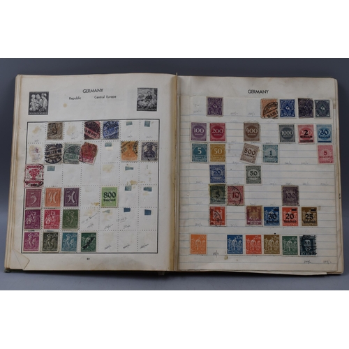 512 - Three Worldwide Stamp Albums Containing Stamps From Hungary, Australia, Belgium, Bulgaria, and Lots ... 