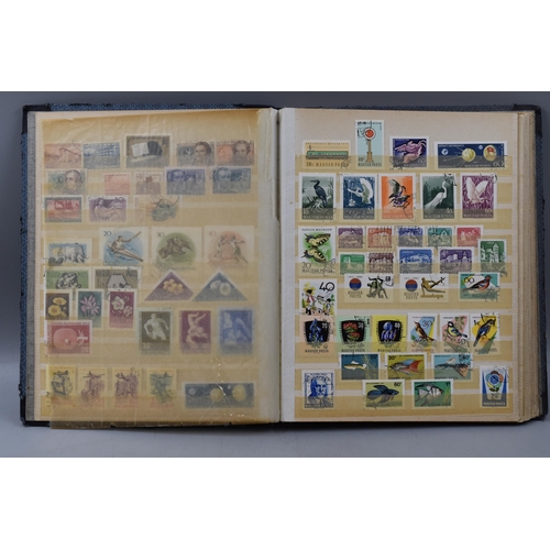 512 - Three Worldwide Stamp Albums Containing Stamps From Hungary, Australia, Belgium, Bulgaria, and Lots ... 