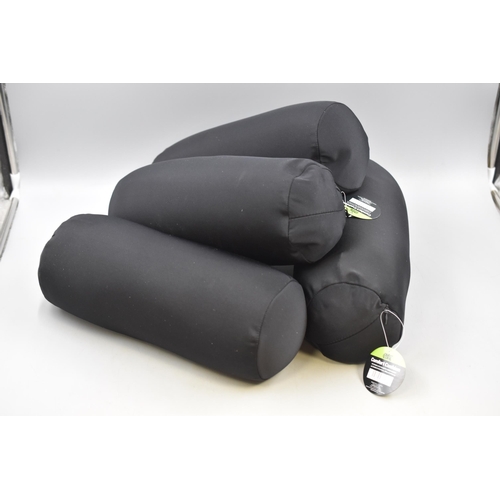 517 - Autocare Box of Four Microbean Comfort Cushion Black AC1799 Each Cushion approx 13