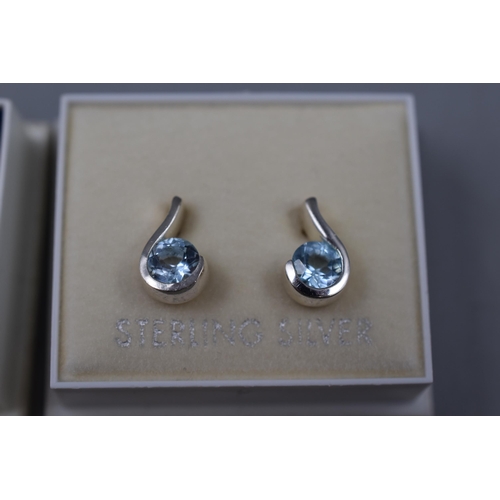 197 - Three New Pairs of Sterling Silver Earrings