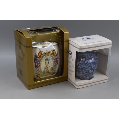 209 - Collection of Three Ringtons Items to Include Boxed Golden Jubilee 1952-2002 Commemorative Tea Caddy... 