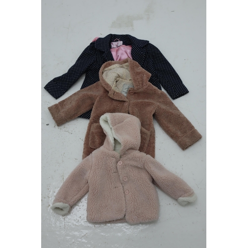 594 - Three Girls Jackets (Ages 9 to 12 Months / 2-3 Years / 4-5 years)