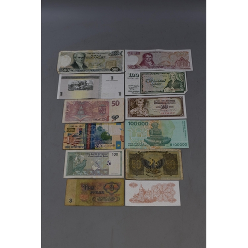 233 - Mixed Selection of Worldwide Banknotes