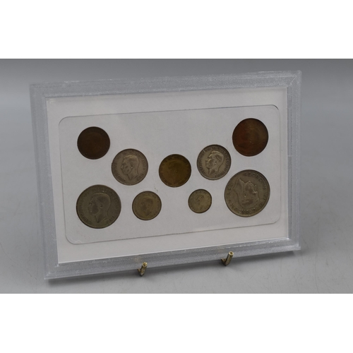 248 - A British Silver 1942 Coin Set, In Case