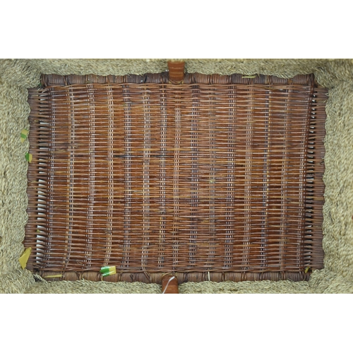 636 - Wicker Storage Basket. Approx. 18.5