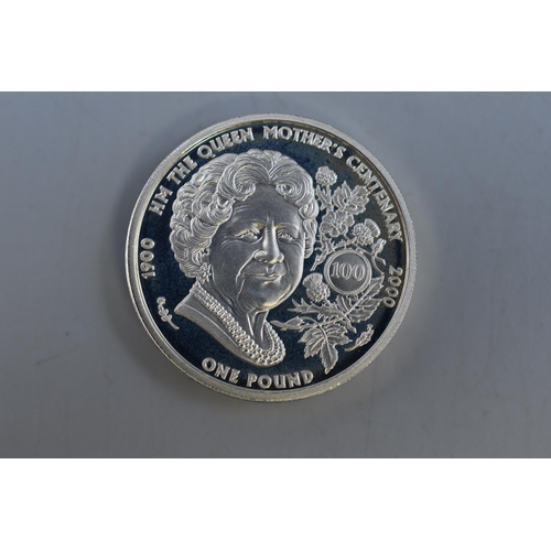 265 - Elizabeth II 2000 Guernsey £1 Silver Coin