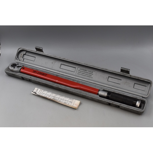 662 - A Boxed Teng Tools Torque Wrench