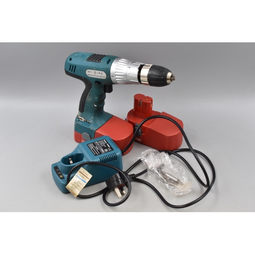 667 - Boschmann of Germany Battery Operated Cordless Drill with batteries and Charger