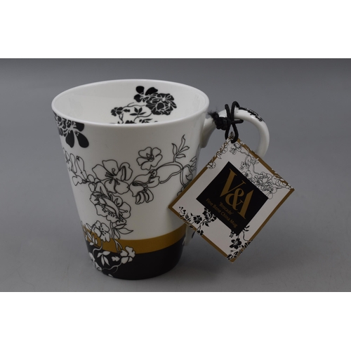 283 - Boxed Victoria & Albert Fine Bone China Mug