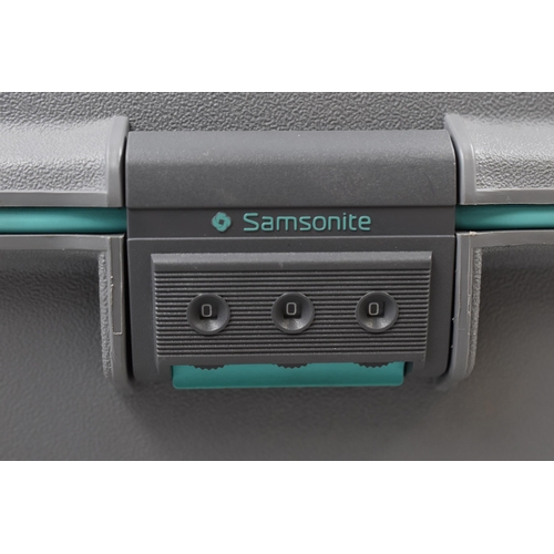 705 - Samsonite Vanity Case with Mirror and Combination Lock