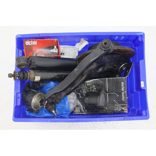 748 - Mixed Lot of mainly New Expensive Motor Vehicle Parts to include New Starter Motor, New Brake Pads, ... 